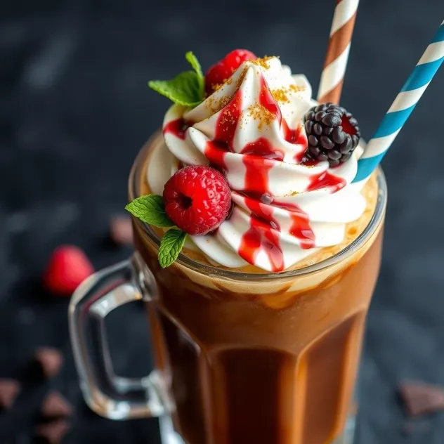 Iced Mocha Berry Twist