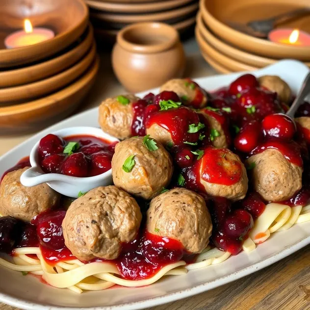 Lingonberry Sauce with Meatballs