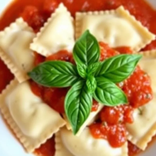 Ravioli di Ricotta e Spinaci