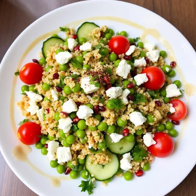 High-Protein Edamame and Quinoa Salad