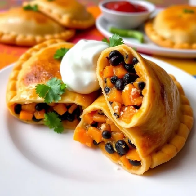 Sweet Potato and Black Bean Empanadas