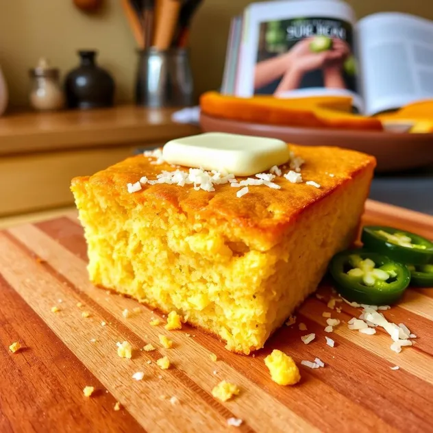 Cheesy Jalapeño Cornbread