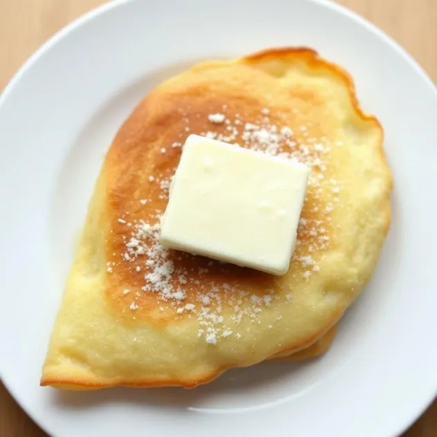 Traditional Ployes with Butter and Sugar