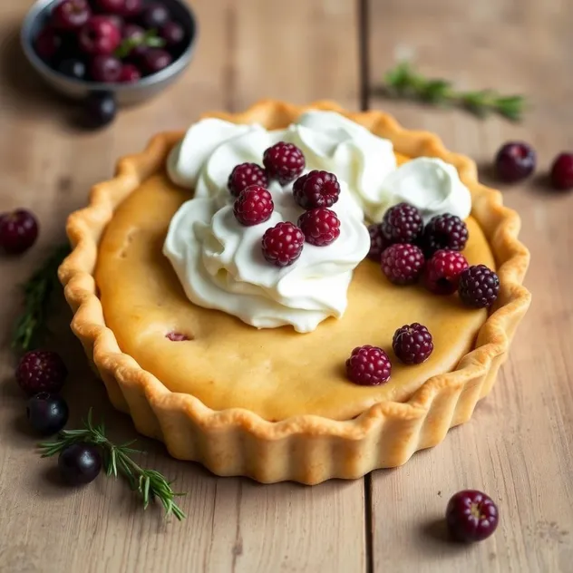 Saskatoon Berry Pie