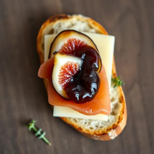 Spanish Jamón ibérico Crostini