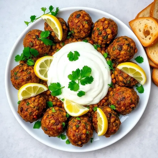 Turkish Lentil Koftes