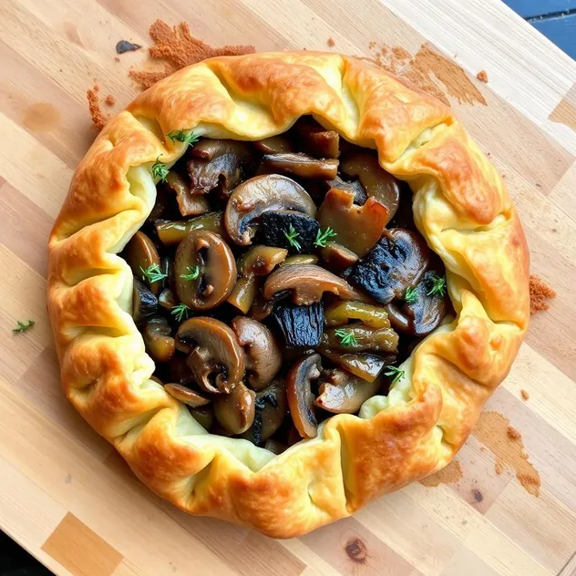 Wild Mushroom and Thyme Pastry