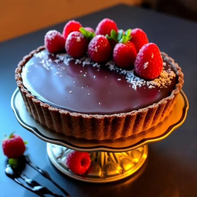 Rich Chocolate Ganache Tart