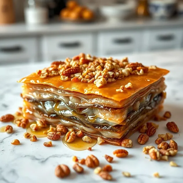 Classic Baklava with Nuts