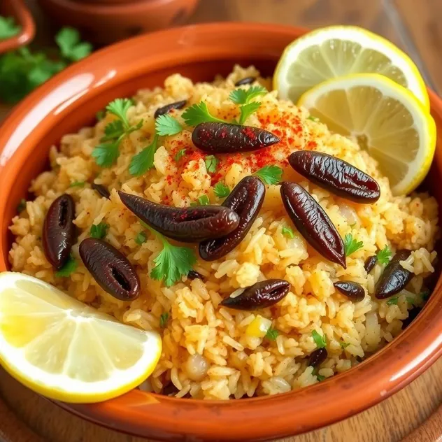 Hamsili Pilav (Anchovy and Rice Pilaf)