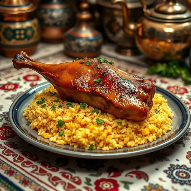 Duck and Rice Pilaf (Perde Pilav)