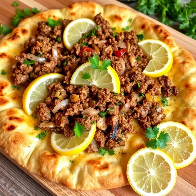 Lahmacun (Turkish Pizza)