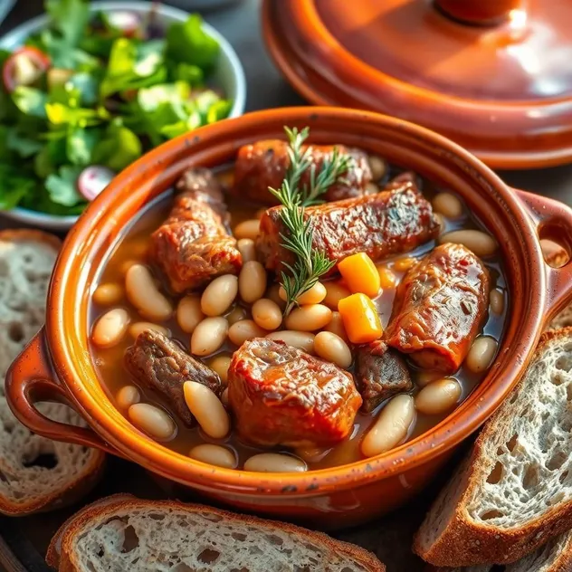 White Bean and Sausage Cassoulet