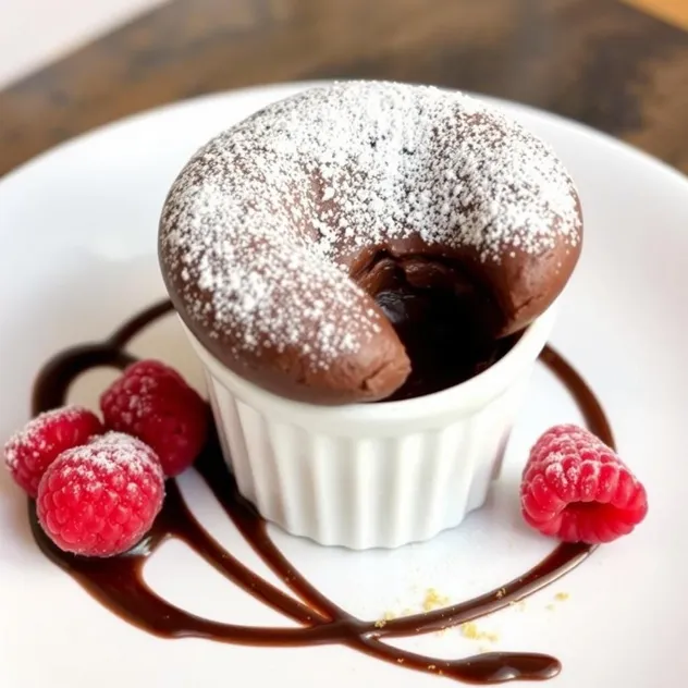 Decadent Chocolate Soufflé