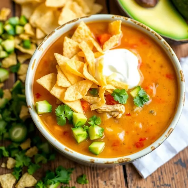 Slow-Cooker Chicken Tortilla Soup