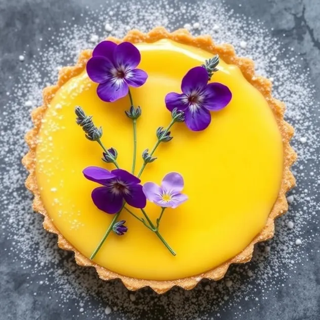 Lemon Lavender Tart