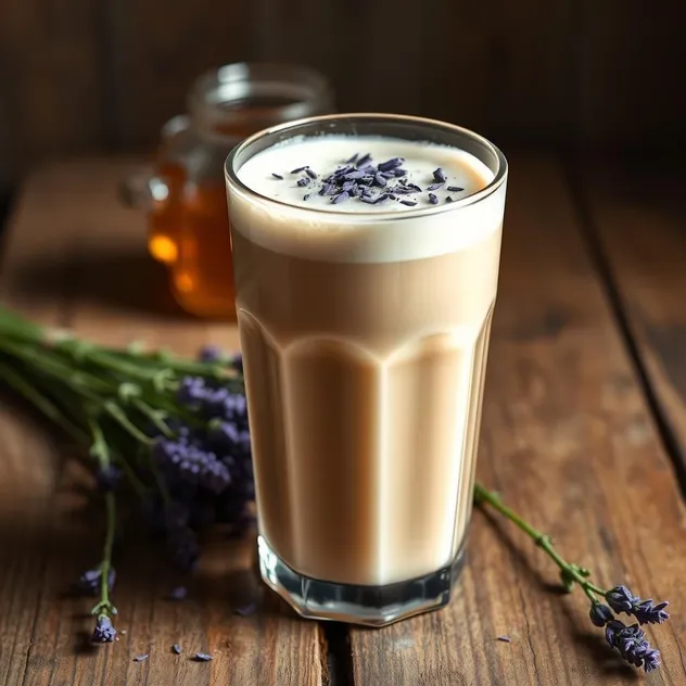 Honey Lavender Iced Latte