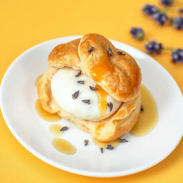 Honey Lavender Cream Puff