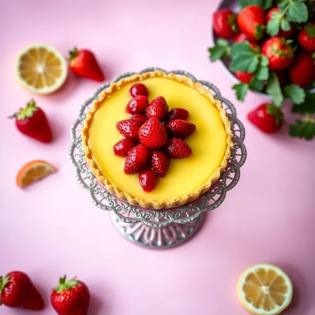 Strawberry Lemonade Tart