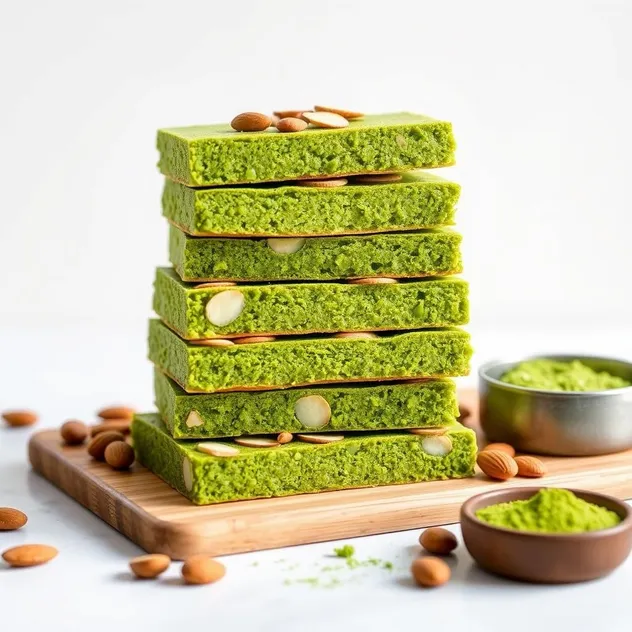 Matcha Almond Energy Bars