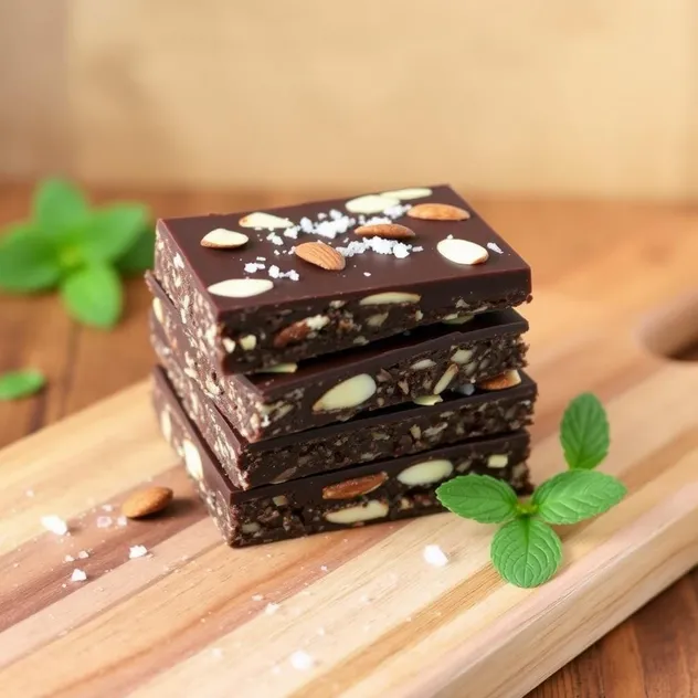 Dark Chocolate and Almond Energy Bars