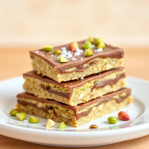 Crunchy Pistachio Bars