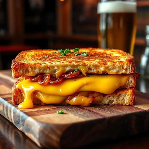 Grilled Irish Cheese Sandwich