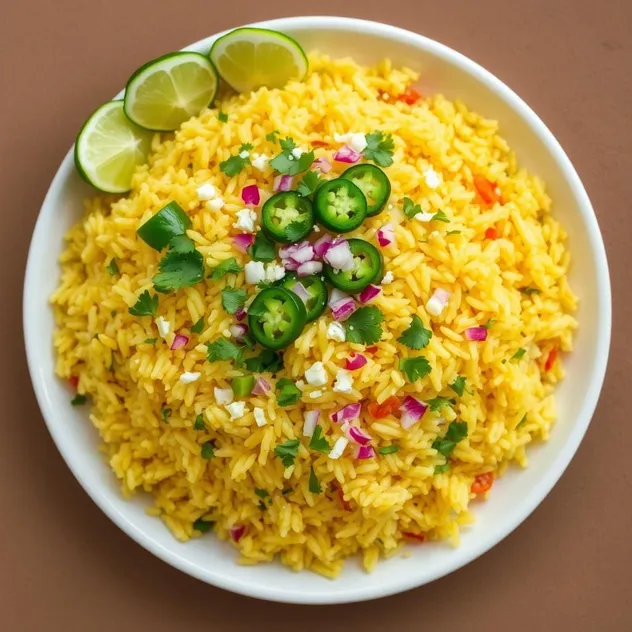 Fiery Cilantro Jalapeño Rice