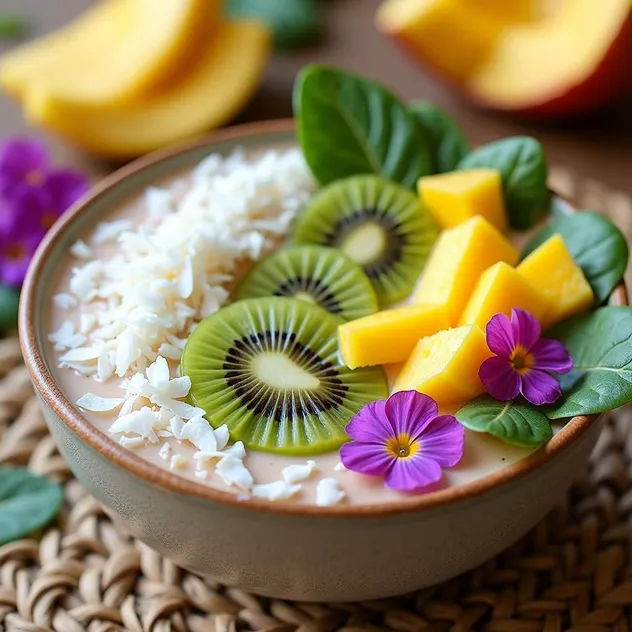 Tropical Coconut Bliss Smoothie