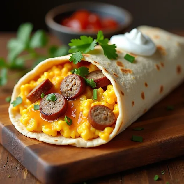 Sausage and Egg Burrito Recipe