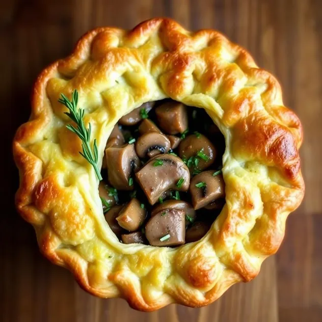 Guinness Beef and Mushroom Pie