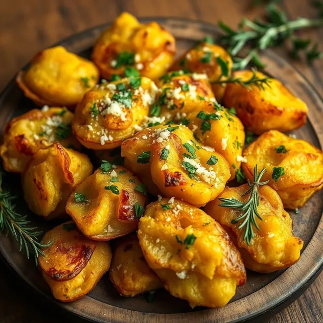 Crispy Smashed Potatoes