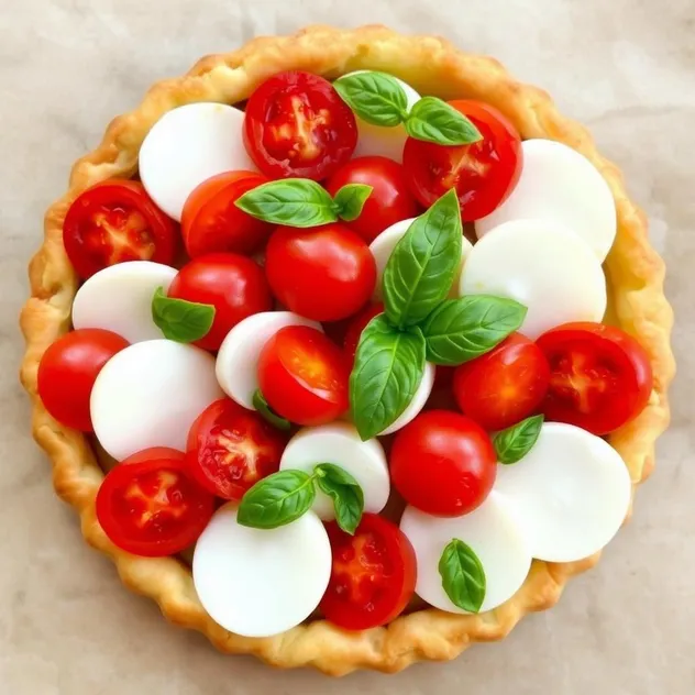 Mozzarella & Tomato Tarts