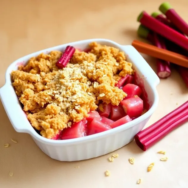 Rhubarb Crumble