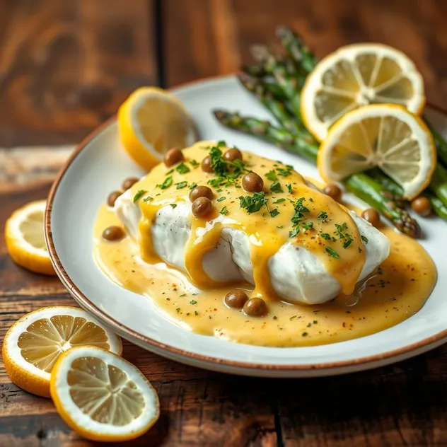 Creamy Mustard & Caper Cod