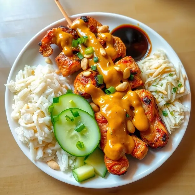 Indonesian Sate Ayam (Chicken Satay)