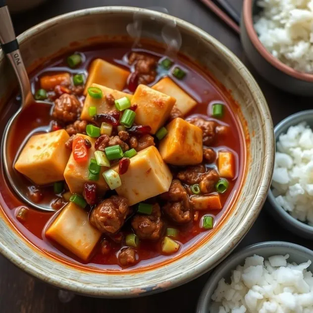 Spicy Sichuan Ma Po Tofu