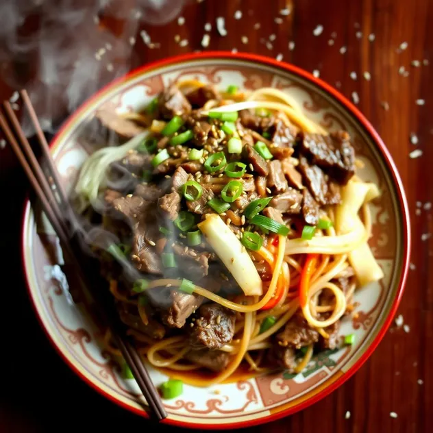 Classic Beef Chow Mein