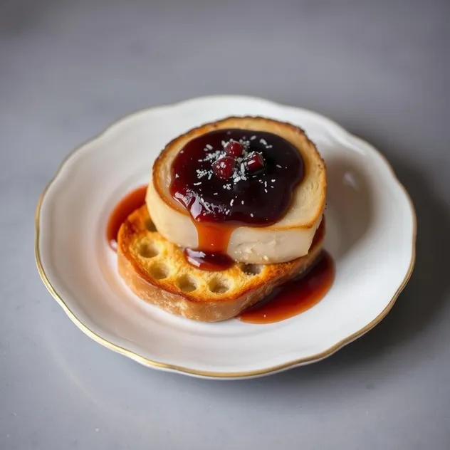 Seared Foie Gras with Fig Compote and Toasted Brioche