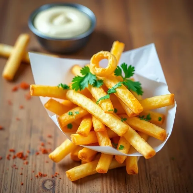 Traditional Belgian Fries (Frietjes)