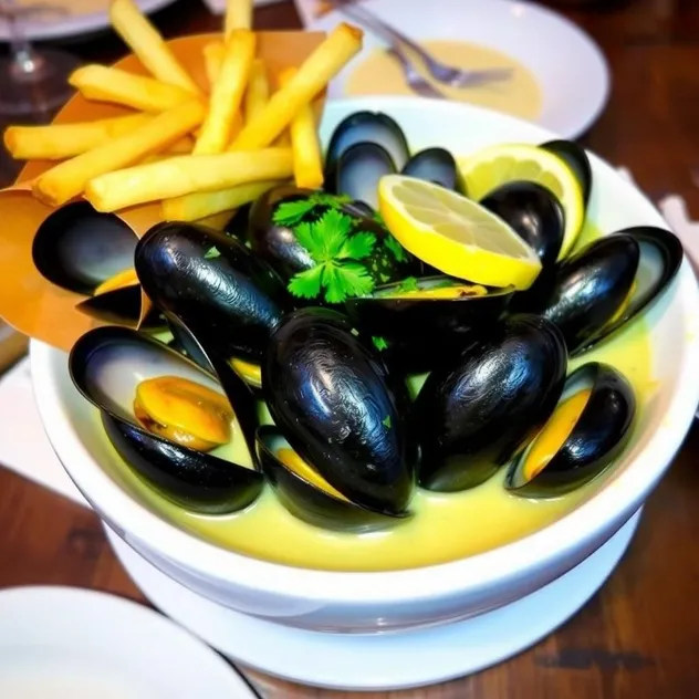 Classic Belgian Moules Frites