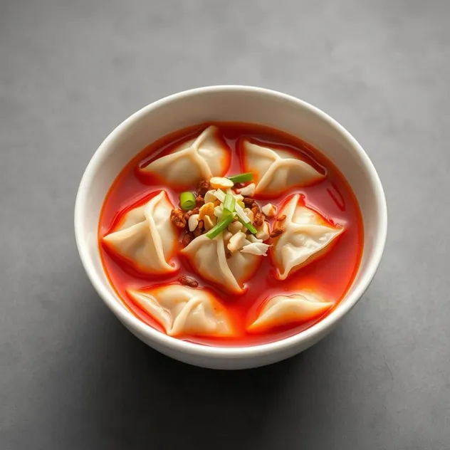 Sichuan Latiaozi (Spicy Sichuan Chili Oil Wontons)