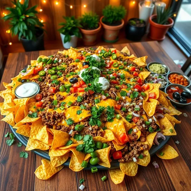 Colorful Nacho Table