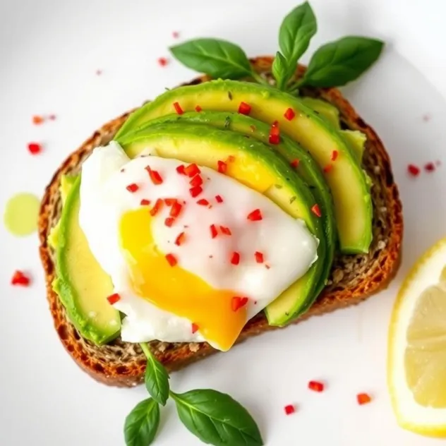 Avocado Toast with Poached Eggs