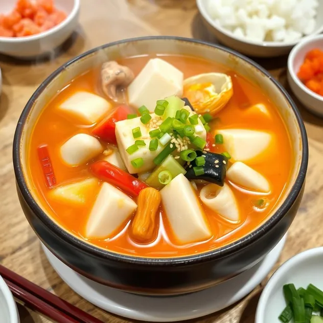 Sundubu-Jjigae (Korean Soft Tofu Stew)