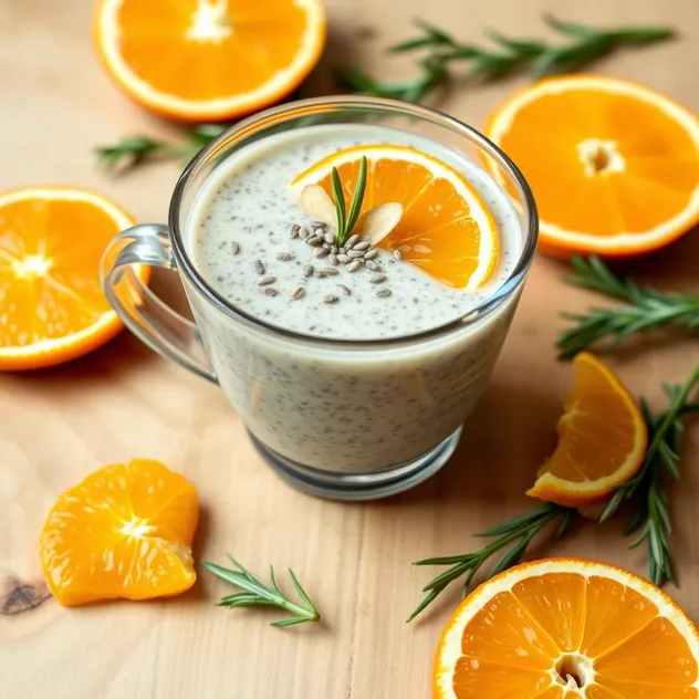 Orange and Ginger Chia Seed Pudding