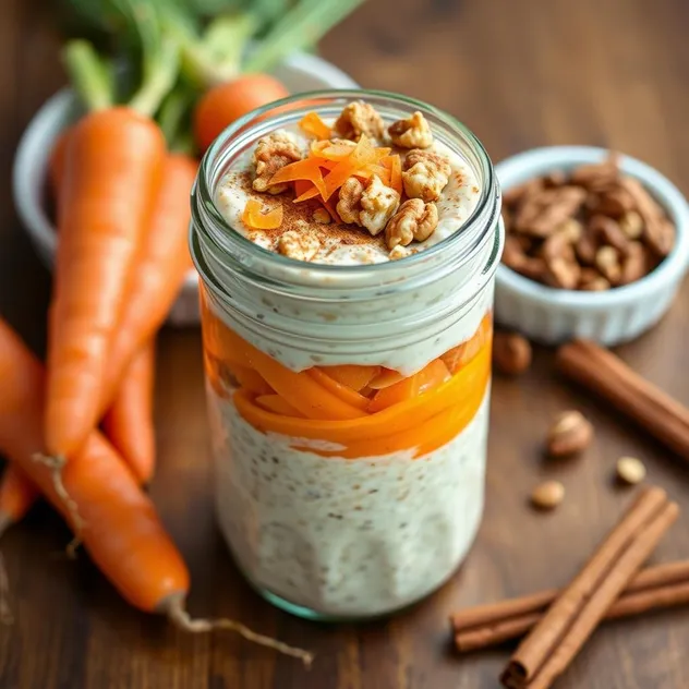 Carrot Cake Overnight Oats