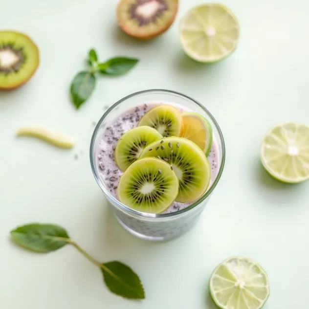 Kiwi Lime Chia Seed Pudding