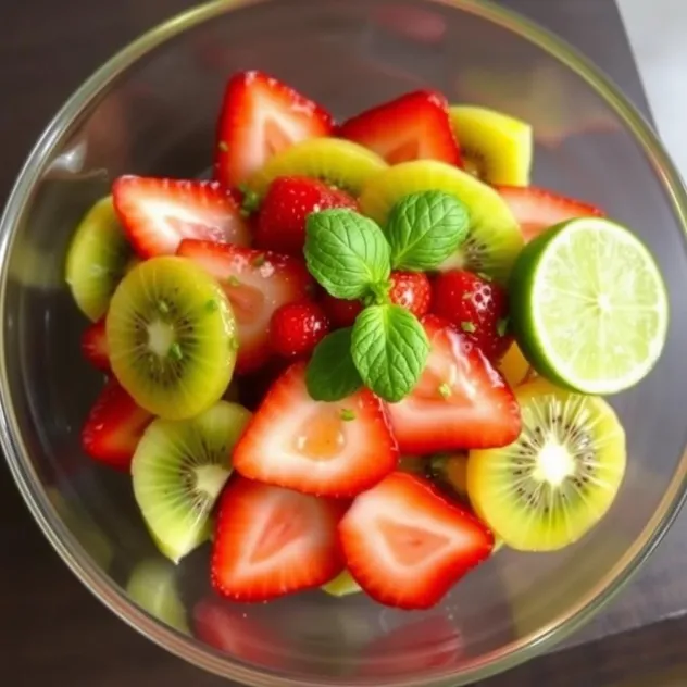 Kiwi Strawberry Lime Salad