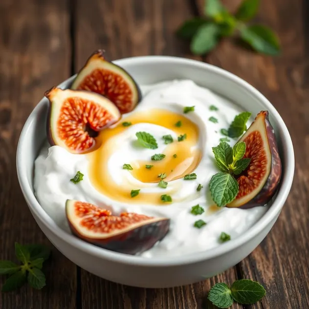 Fig and Honey Greek Yogurt Bowl